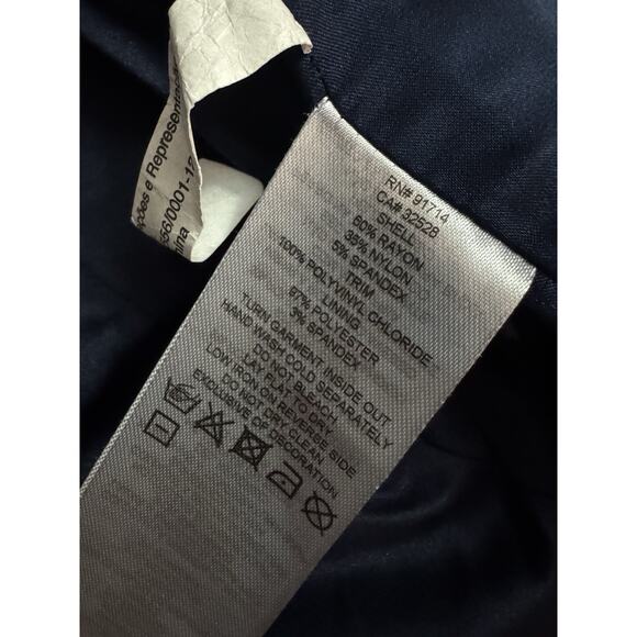 Armani Exchange Women's Sleeveless Dress - Blue - PRELOVED - Size 2 - Picture 5 of 7